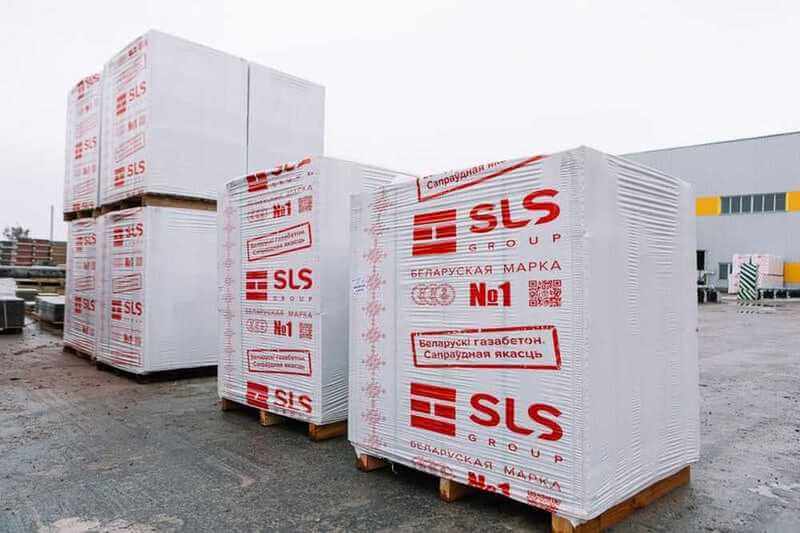 Газобетон Белорусский SLS D600 625х375х250 мм фото 1